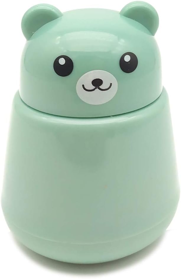 CoaGu Bear Pill Crusher für Ältere - FDA-Compliant Fine Powder, BPA-Free ABS, Easy Grip & Clean, Leakproof Portable Medicine Grinder