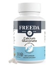 Freeda Calcium Gluconate – Kosher Vegan Calcium Supplement – Einfach zu digest &amp; Absorbieren – unterstützt Knochenstärke – Reines Calcium ohne Vitamin D – (100 Kapseln)