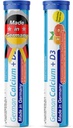 Deutsches Calcium + VIT. D - 40 Vegetarische Getränke Brausetabletten - Orange-Grapefruit Flavor - Made in Germany