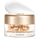 BODY FIRM Crepe Effacer les capsules lissant la ligne 4-en-1, le visage anti-âge, hydratant et le sérum oculaire avec l'acide hyaluronique et le peptide multi-chaîne pour les rides, la peau de crêpe et les lignes fines, 30 comtes