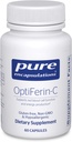 Pure Encapsulations OptiFerin-C - für Rote Blutzellen & Energie - Eisen Absorptionsunterstützung - Energieergänzung* - Vitamin C angereichert - Glutenfrei & Nicht-GMO - 60 Kapseln