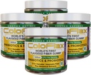Organic Flaxseed Fiber + Probiotic Gummies | Constipation Relief & Regularity Ohne den Kramp für Erwachsene, lösliche & unlösliche Triple-Fiber Vegan Gummis - 120 Servietten