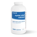MAJOR Oyster Shell Calcium 500mg - Tägliche Nahrungsergänzung für Knochengesundheit und Gelenkunterstützung, Mineralische Ergänzung für Männer und Frauen, Glutenfrei - 1000 Tabletten (1 Packung)