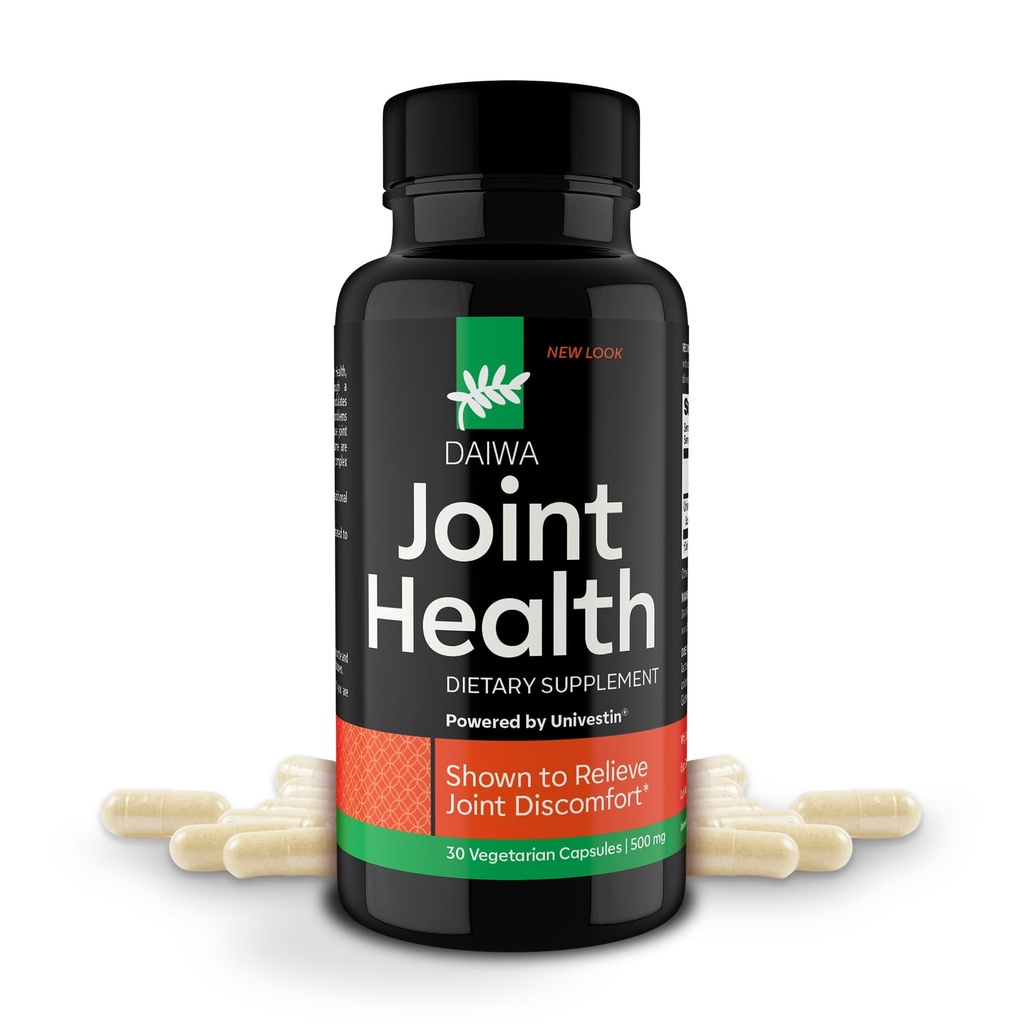 Daiwa Joint Health - Tendon und Ligament Ergänzungen mit chinesischen Skullcap und Acacia Catechu - Traditionelle pflanzenbasierte Formel für aktive Lebensstile - Non-GMO, 30 vegetarische Kapseln