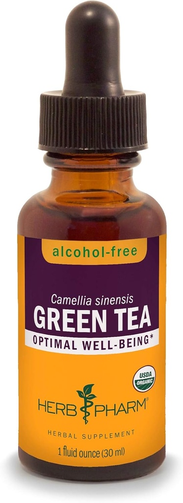 HERB PHARM Grüner Tee Kräuter Glycerin, 2 Pfund (GLGTEA01), 1 Fl Oz (Pack von 1)