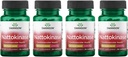 Swanson Nattokinase 2000 Fibrinolytic Units 100 Milligramme 30 Kapseln Enzym (4 Packung)