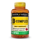 MASON NATURAL Vitamin B,Komplex, 300,Day Supply, für normale Nerve Unterstützung und Energie Stoffwechsel, 100 Softgels (Pack von 3)