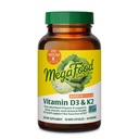 MegaFood Vitamin D3 5000 IU (125 mcg) - Vegetarische Ergänzungen mit Vitamin D3 K2 - Unterstützt Knochen, Zähne, Muskeln & Immune Gesundheit - Certified Non-GMO - 60 Mini Kapseln, 60 Portionen