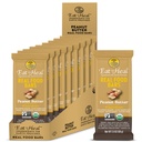 EatToHeal Peanut Butter Real Food Bar - Organic Vegan Healthy High Protein Bars - Low Sugar Meal Ersatz, Non GMO, Nie gebacken, Plant Based, Gluten Free - Gefertigt zu genießen, nicht auf Regalen sitzen