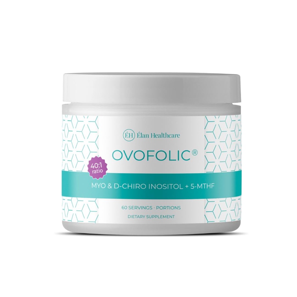 PCOS-Ergänzung für Frauen - Boost Fertility, Hormonal Balance und PCOS-Unterstützung - Myo-Inositol, D-Chiro Inositol, Active Folate - High Potency PCOS-Ergänzungen (60 Servietten, 129g Jar)