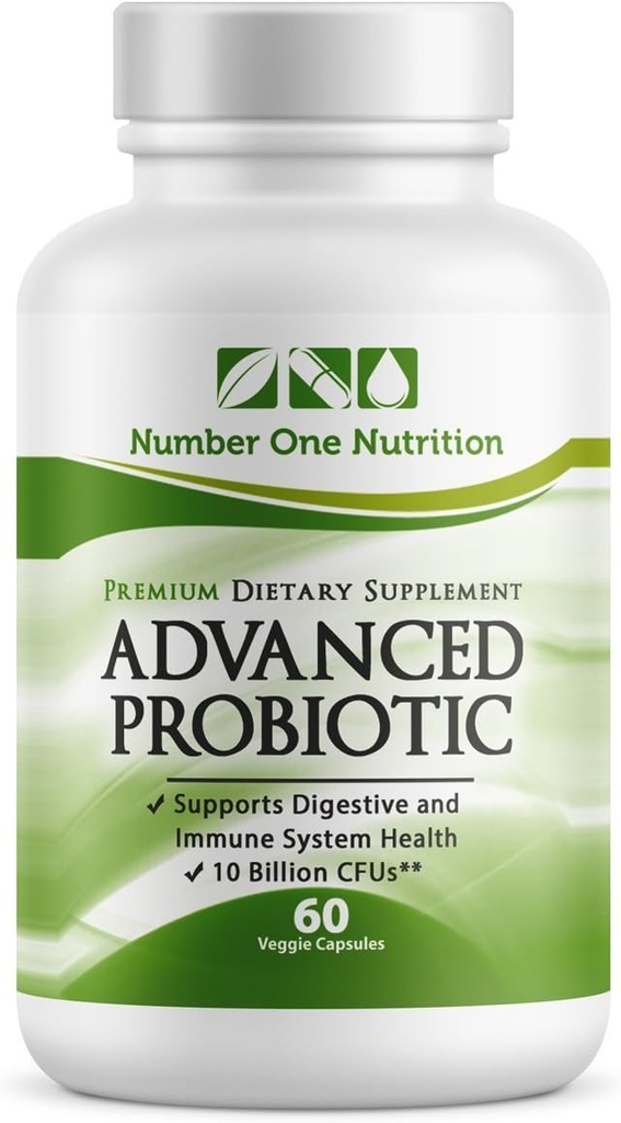 N1N Probiotiques Premium pour les hommes et les femmes [11,5 milliards d'UFC] Lactobacillus Acidophilus Probiotique supplément pour améliorer la digestion et l'immunité, la stabilité du plateau et pas de réfrigération nécessaire, 60 capsules