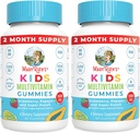MaryRuth Organics Kids Multivitamin Gummies | 2 Monate Versorgung | Zuckerfrei | Kinder & Kleinkinder Alter 2+ | Essential Vitamins C, D3, Zink | 60 Count | 2 Pack