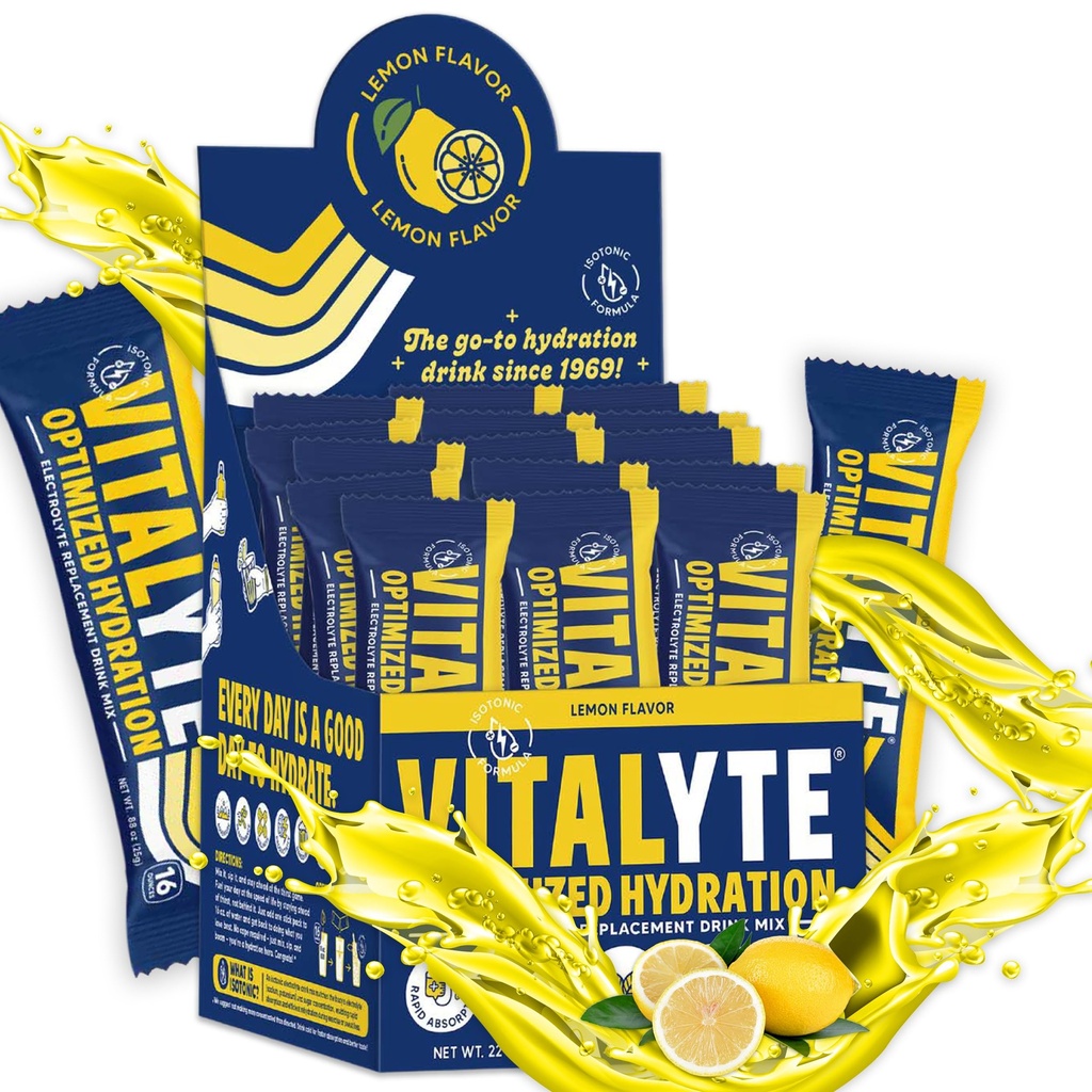 Vitalyte Elektrolyte Pakete Isotonische Sport-Getränke | Elektrolyte Pulver-Packets Sporternährung Elektrolyt-Ersatz Getränke Dehydratation Relief-Packets