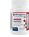 Metagenics Rapid Relief - pflanzliches Softgel mit Kurkuma & Boswellia - Unterstützt schnelles Relief für Muskel, Rücken & Gelenkstörung* - Drug-Free, Non-GMO, Gluten-Free - GMP zertifizierte Einrichtung - 20 Softgels