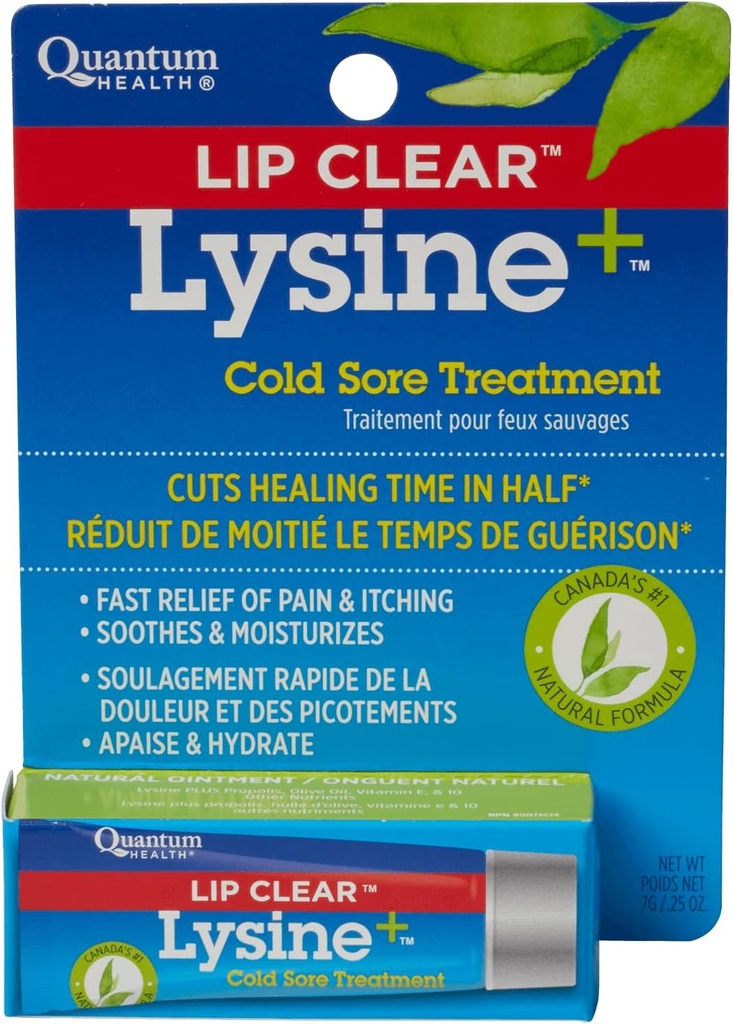 Lèvres Lysine+ Lysine+ Traitement des plaies froides 0,25 oz (emballage de 3)
