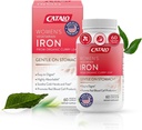 CATALO Eisen Ergänzung für Frauen mit Bio Curry Leaf - Sanfte, hohe Absorption, Vegetarisch-Friendly, Stomach-Easy Formel - 60 Tabletten