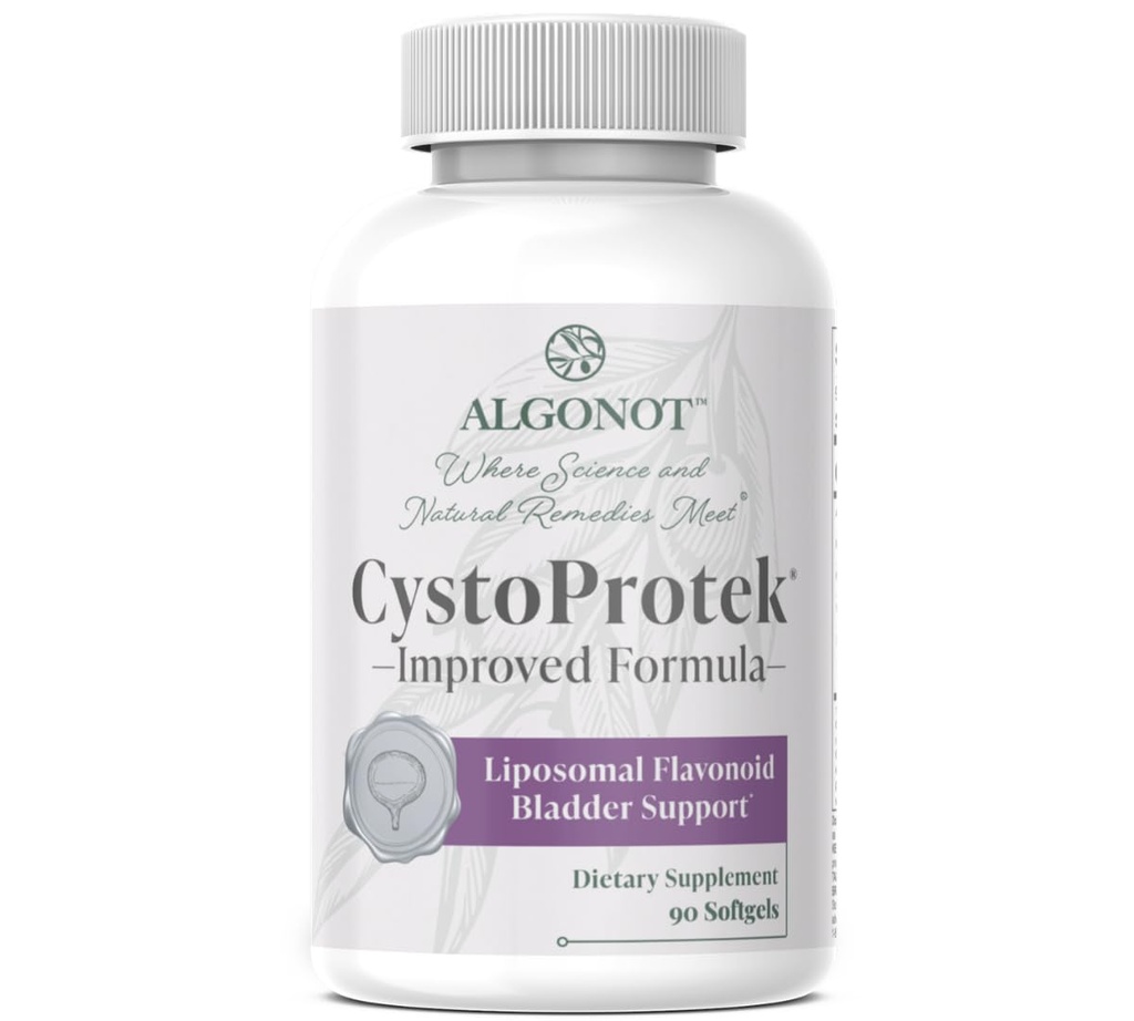 CystoProtek 1 Pack - Patentierte Formel fördert Blasengesundheit mit einer exklusiven Kombination von Hyaluronat, Chondroitin und natürlichen Flavonoiden