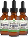 RawGuru Methylfolat 1mg+ Vitamin B12 - Organische Vegan methylierte B12 mit Trace Minerals - Nano-processed & Enhanced Liquid Formula - 300 Servierungen von Vegan Tropfen pro 30 ml, Packung 3