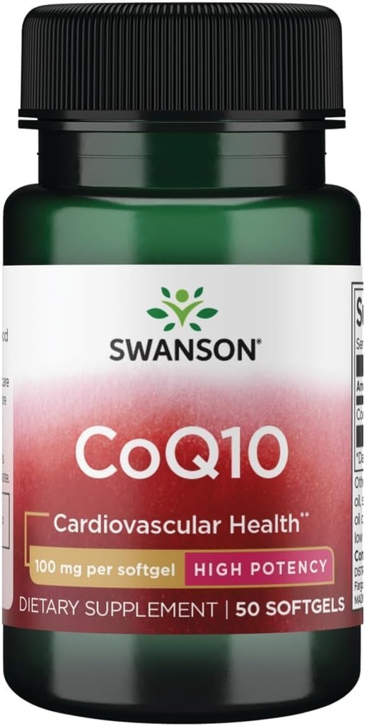 Swanson Coq10 100 100 Milligramme 50 Sgels