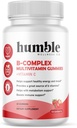 B-Komplexe Multivitamin-Gummien + Vitamin C: Vitamin B12, B7, B6, B3, B5, B9. Unterstützung von Energie und Stimmung, Stoffwechselunterstützung, Immununterstützung, Glutenfrei, Non GMO, Vegan, 30 Portionen