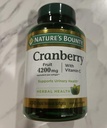 Nature's Bounty Cranberry Plus Vitamine C, 4200 mg, Softgels 250 ea (paquet de 2)