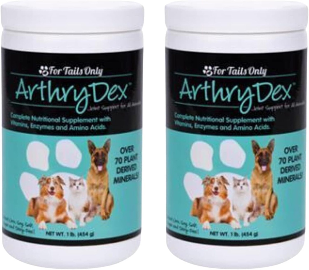 YOUNGEVITY Arthrydex Complete Nutritional Supplement | Vitamins Probiotics Enzymes | Haustiere Gesunde Knochen & Gelenke -1 lb Canister (Pack von 2)