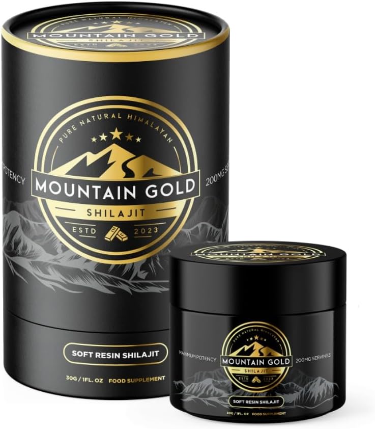Shilajit Résine Shilajit, Naturel Himalayan Shilajit - 100% Pure Shilajit, Riche en acide humique et fulvic, Système immunitaire Booster, Shilajit Pure, Vegan (1)