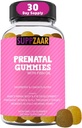 Gommies de vitamines prénatales avec DHA, acide folique, huile de poisson, iode, biotine et vitamine A C D E B6 B12 - De délicieuses vitamines prénatales pour soutenir la santé et le bien-être des femmes - 60 Gommies