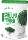 Alovitox Bio Spirulina Pulver | Nährstoffdichtes Superfood mit Antioxidantien, Proteine, Vitamin A und B, Fiber, Omegas 3, 6 & 9-100% Bio, keine Additive/Farben, Glutenfrei, Vegan, Non-GMO (1 lb)
