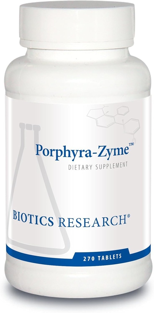 Biotics Forschung Porphyra Zyme Chlorophyll Konzentrat, Heavy Metal Bindung Kapazität, Entgiftung, 270 Tabletten