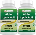 Best Naturals -- Alpha Lipoic Acid (ALA) - 600 mg (120 Count (Pack von 2))