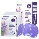 Dampf Augenmaske, 10 Packungen Beheizte Augenmaske, Selbstheizung Einweg SPA Warme Kompressor für Augen Schlafmaske, Beruhigende Moist Hitze Augenmasken, Reise Essentials & Relaxation Geschenke (Lavender Scent)