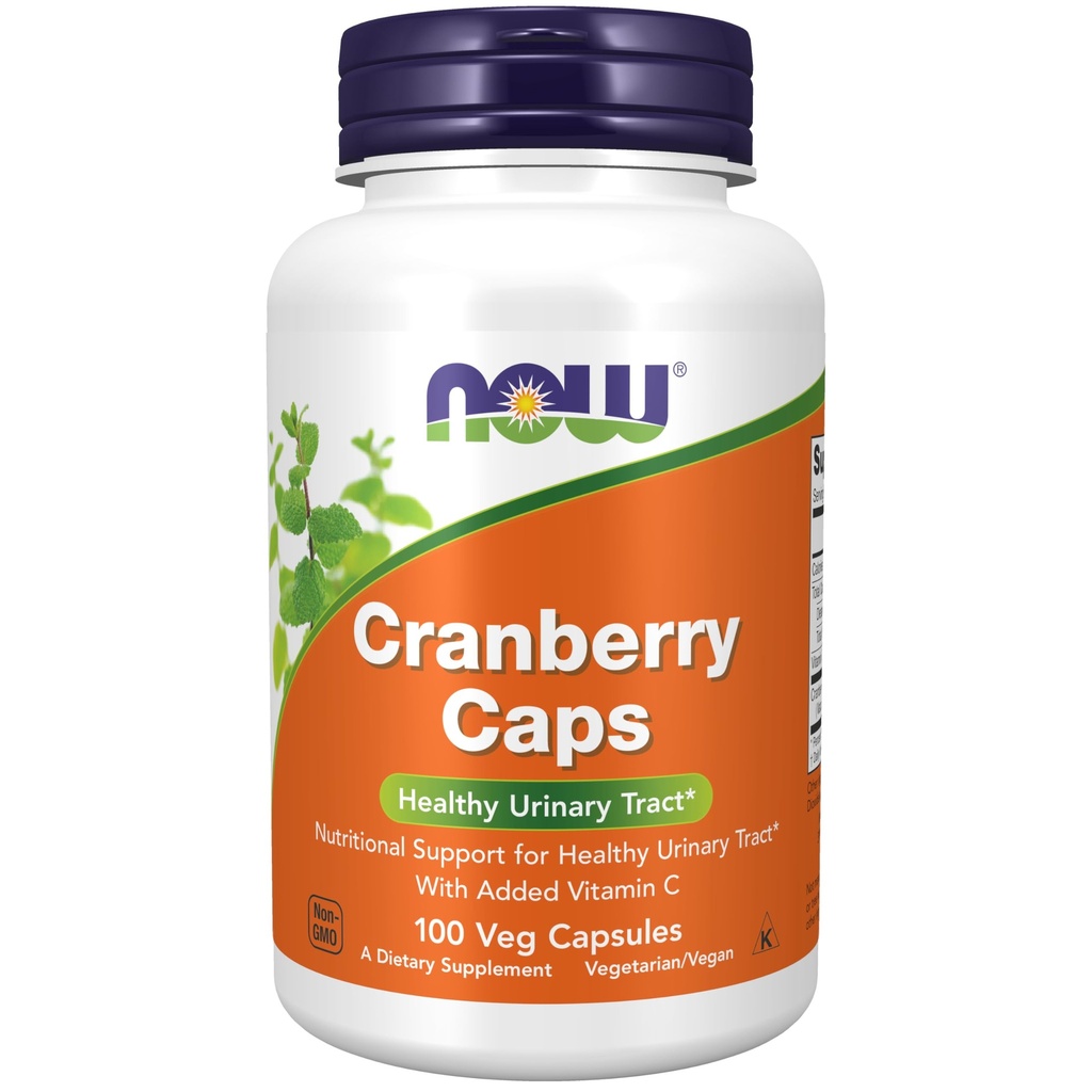 JETZT Nahrungsergänzungsmittel, Cranberry Caps mit Zusatz Vitamin C, Gesunde Harnwege*, 100 Veg Kapseln