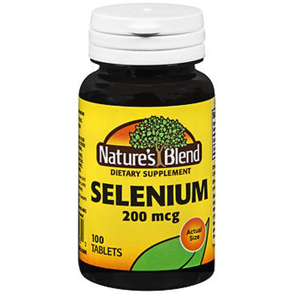 Mélange naturel Sélénium 200 mcg 100 Comprimés