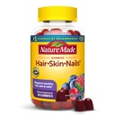 Nature Made Haarhaut und Nägel mit Biotin 2500 mcg, Nahrungsergänzungsmittel für gesundes Haar, Haut & Nägel Unterstützung, 90 Gummies, 45 Tage Versorgung