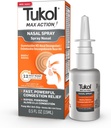 TUKOL Max Action Nasal Spray, Oxymetazolin Nasal Decongestant Spray für Erwachsene, Fast Stuffy Nose & Sinus Congestion Relief, 12-Hour Nose Spray Decongestant, 0,5 fl oz