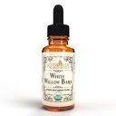 Khroma Herbal Products Organic White Willow Bark 30 portions - 800 MG par portion - 2 FL OZ Liquide dans une bouteille de verre - Salix Alba
