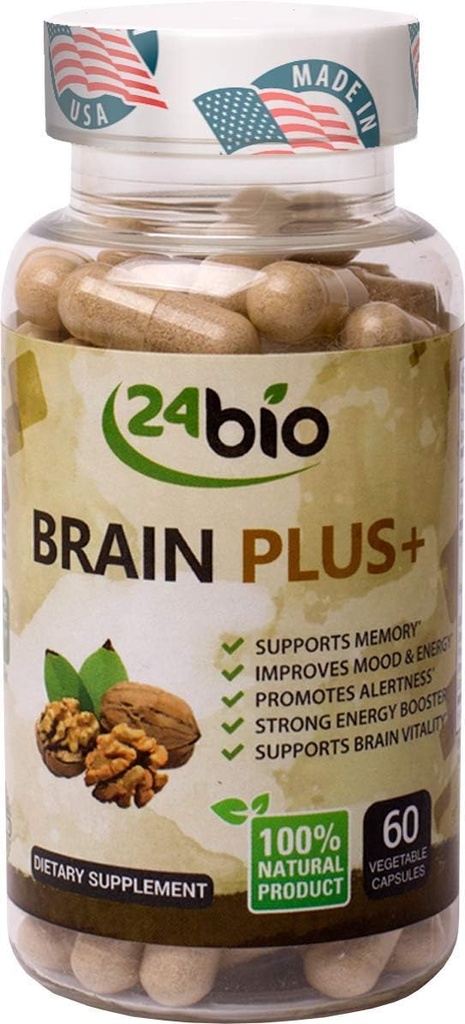 Nutrigold Ginkgo Biloba Gold - 90 vegane Kapseln [120 mg] | Standardisiert auf 24% Ginkgoflavonglycosides, Tan Capsule