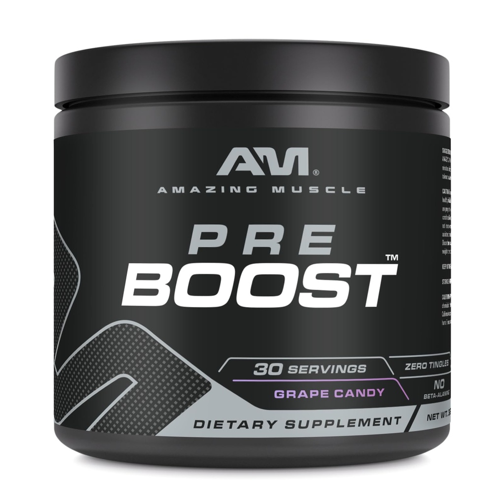 Extraordinaire Muscle Pre Boost. 30 portions de 324 Grams Powder.