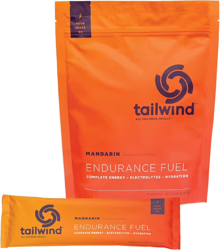Tailwind Nutrition Ensemble de carburant d'endurance avec poudre de carburant d'endurance, mélange de boissons d'hydratation pour les athlètes