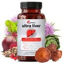 UpWellness Ultra Liver Supplement für Liver Support und Gallbladder Support - Powered by TMG, NAC Milk Thistle, and More - Liver Cleanse Detox & Repair - 60 Kapseln