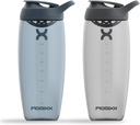 Bouteille Promixx Pursuit Protein Shaker (32 oz) – Mélangeur silencieux sans bille, filet de protection, BPA/BPS & ECOZEN sans phtalate – Coupe facile à nettoyer pour les smoothies pré- & post-entraînement