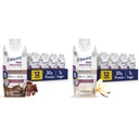 S'assurer que Max Protein Lait Chocolat & Vanille Française Nutrition Shakes, 30g Protéines, 150 Calories, 12 packs