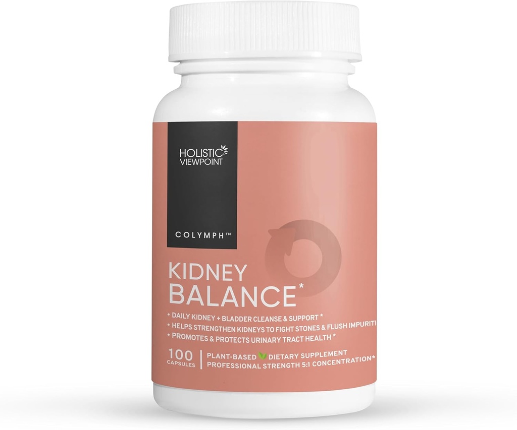 CoLymph Balance: supplément à base de plantes, soutien naturel du rein et du foie, aide à rééquilibrer les hormones masculines et féminines, soutien à la ménopause, améliore le traîtage urinaire et la santé de la prostate, combat les pierres, les éclairs chauds