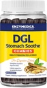 Enzymedica, DGL Stomach Soothe, Deglycyrrhizinated Licorice Gummies für Verdauungsunterstützung & Gut Health, Schokolade, 74 Graf