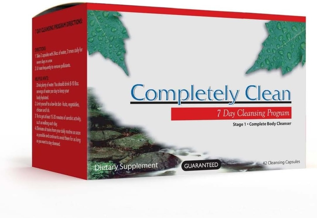 Wellgenix Omni Komplett reinigen - 7 Tage Toxin Cleanse - Komplette Körperentgiftungsunterstützung Pillen - Flush Out Toxins & Waste -42 Kapseln