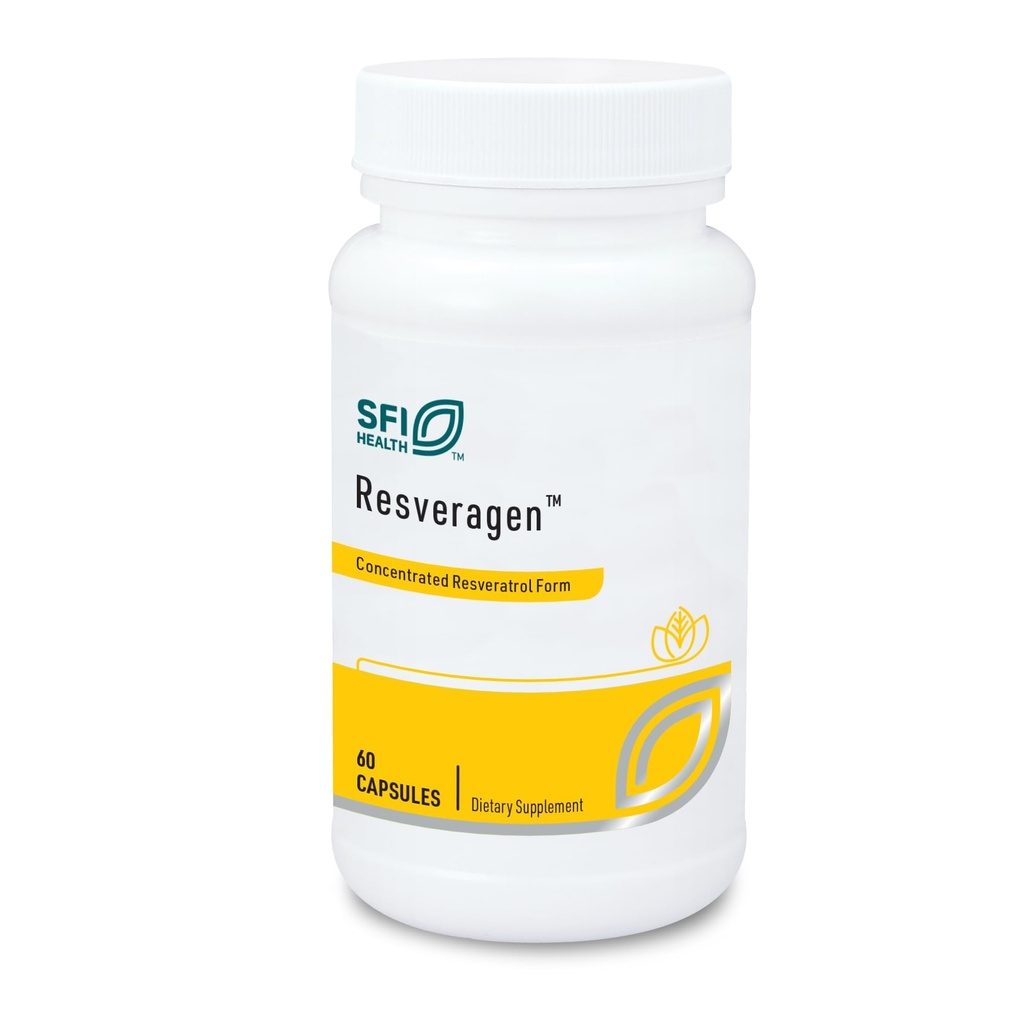 Klaire Labs SFI Health Resveragen - 250 Milligramme Trans Resveratrol aus 500 Milligramm Japanischer Knotweed (60 Kapseln)