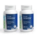 NatureCity True-Vision Eye Health Supplement - Lutéine et zéaxanthine à base végétale avec safran haute puissance 20mg - Blue Light Protection, support de vision centrale et nocturne (60 Capsules de Veggie)