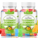 softbear Glucosamine Chondroitin Gummis mit MSM Triple Strength, Organic Chewable Glucosamine Chondroitin Ergänzung für Joint Support Vegan gemischte Frucht Flavor 120 Gummis