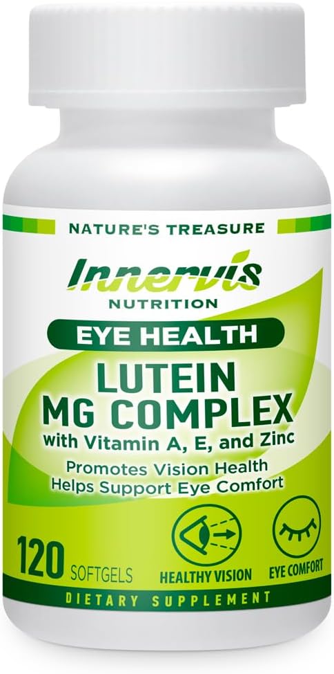 Lutein & Magnesium – Eye Health & Comfort Support, Antioxidans, 120 Softgels